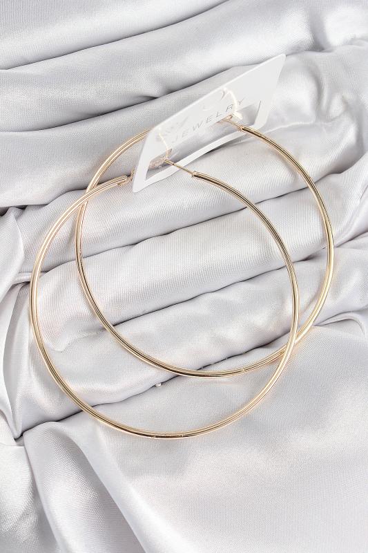 Pirinç Halka Model Gold Renk Kadın Küpe