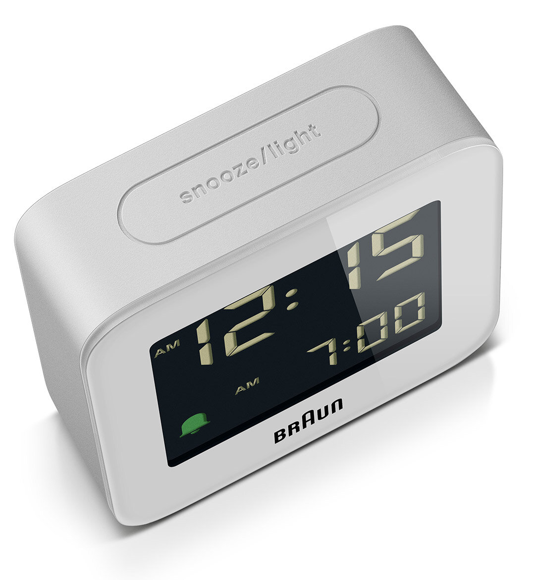 BRAUN BC08W BEYAZ KLASİK SEYAHAT DİJİTAL ALARMLI MASA SAATİ