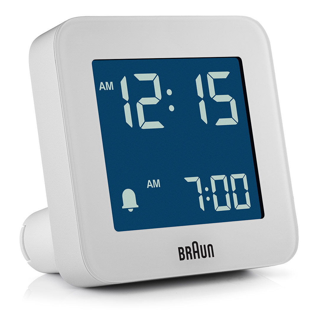 BRAUN BC09W BEYAZ DİJİTAL ALARMLI MASA SAATİ