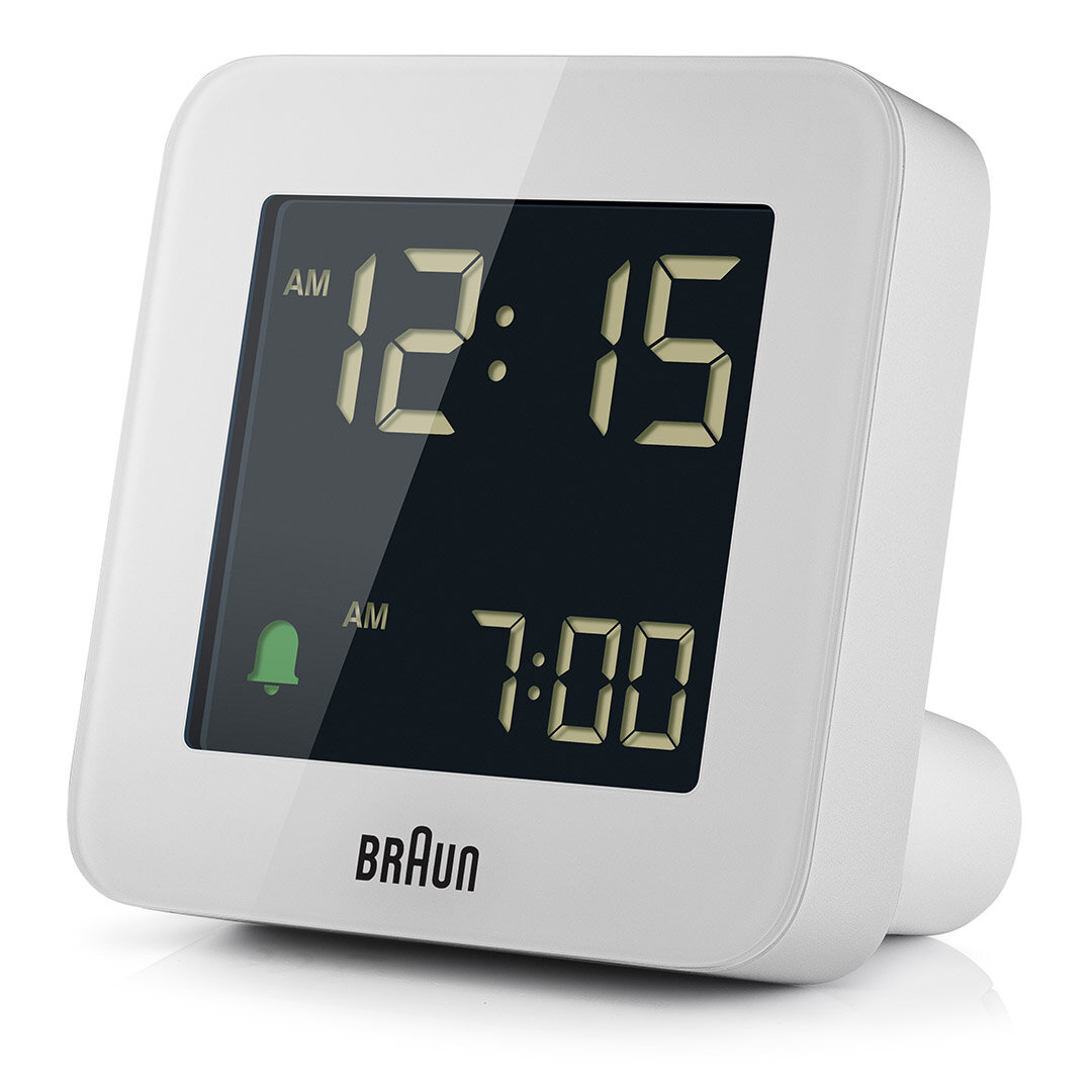 BRAUN BC09W BEYAZ DİJİTAL ALARMLI MASA SAATİ