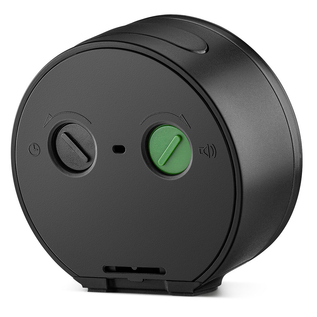 BRAUN BC12BW SİYAH-BEYAZ KLASİK ANALOG ALARMLI MASA SAATİ