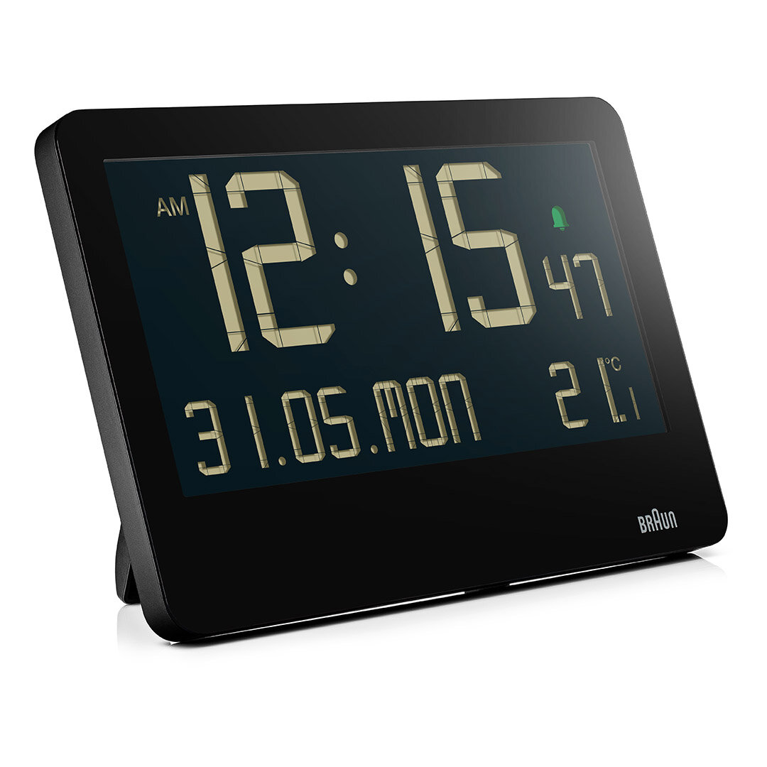 BRAUN BC14B SİYAH DİJİTAL DUVAR SAATİ