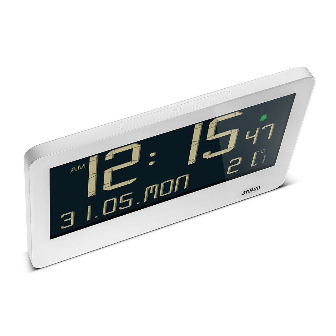 BRAUN BC14W BEYAZ DİJİTAL DUVAR SAATİ