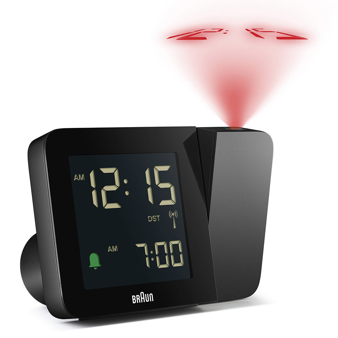 BRAUN BC15B-DCF DİJİTAL PROJEKSİYON ALARMLI MASA SAATİ