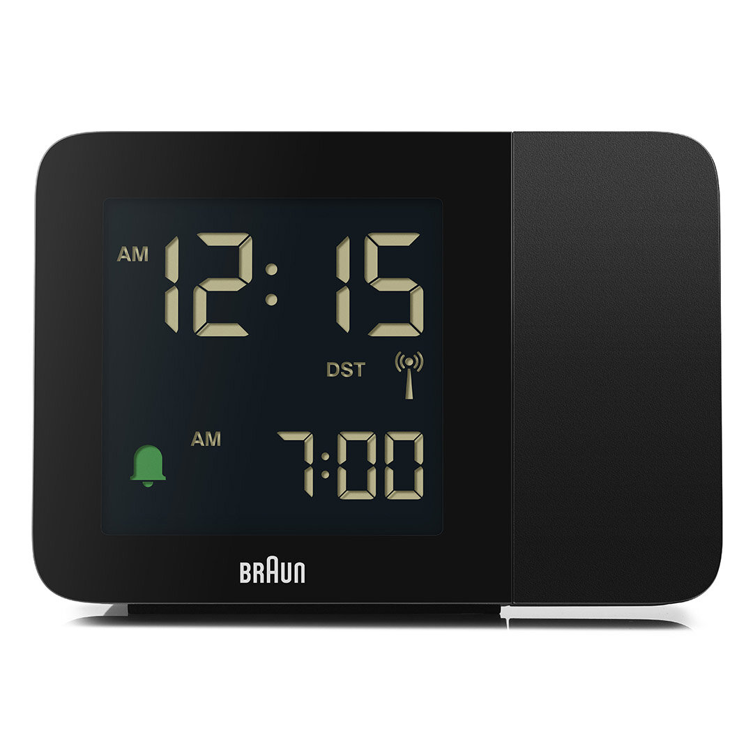 BRAUN BC15B-DCF DİJİTAL PROJEKSİYON ALARMLI MASA SAATİ