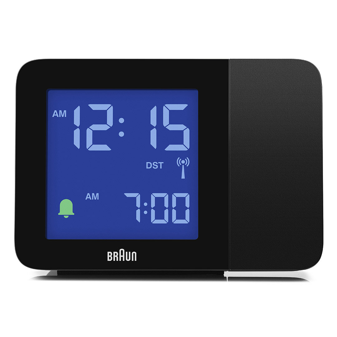 BRAUN BC15B-DCF DİJİTAL PROJEKSİYON ALARMLI MASA SAATİ