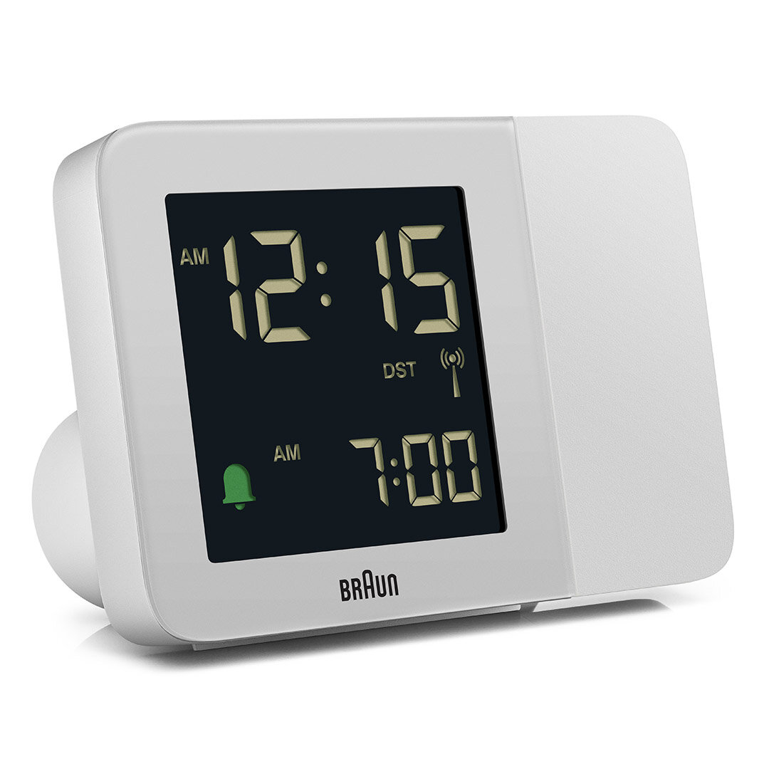 BRAUN BC15W-DCF DİJİTAL PROJEKSİYON ALARMLI MASA SAATİ