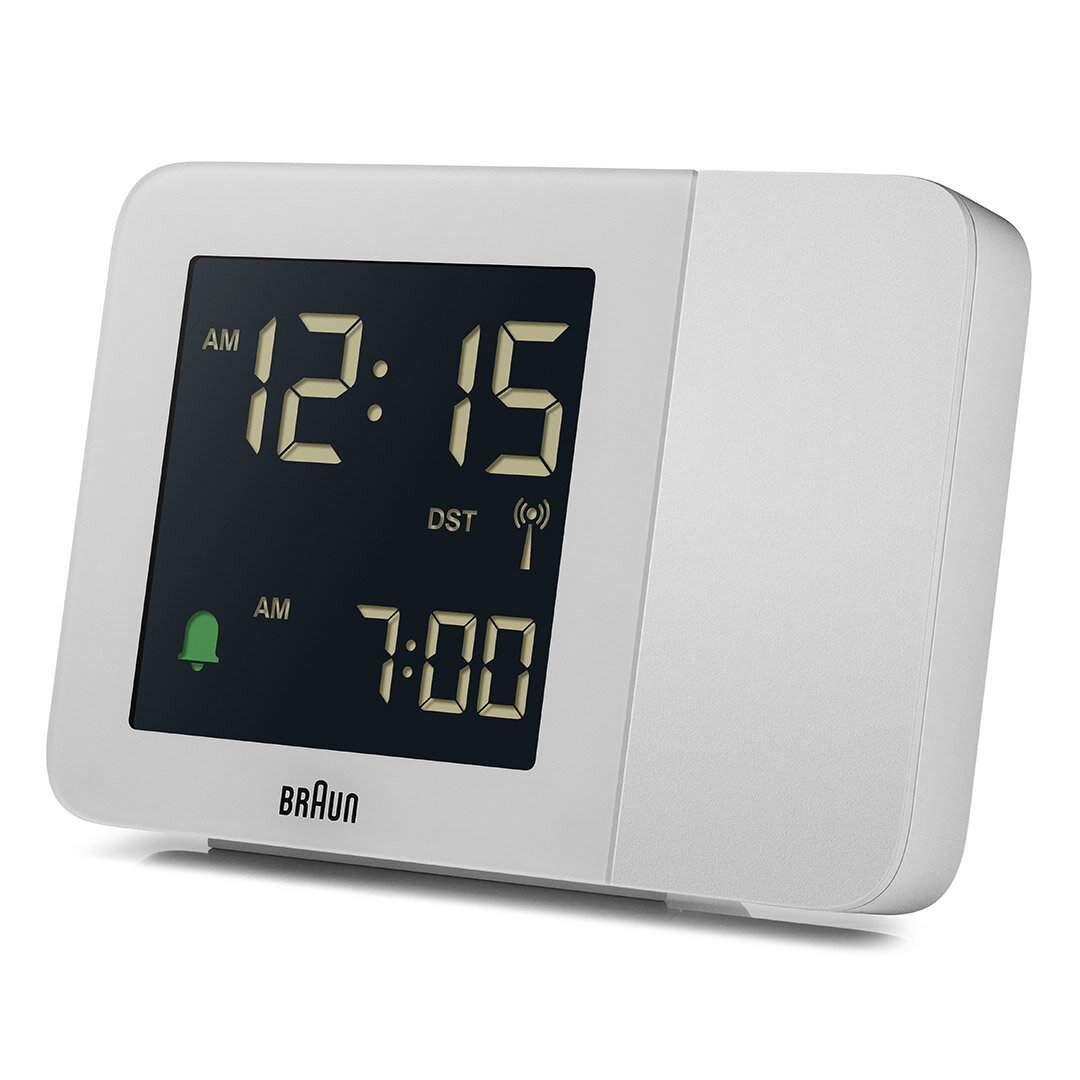 BRAUN BC15W-DCF DİJİTAL PROJEKSİYON ALARMLI MASA SAATİ