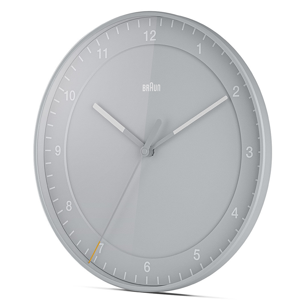 BRAUN BC17G GRİ DUVAR SAATİ