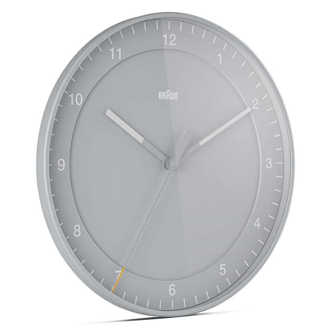 BRAUN BC17G GRİ DUVAR SAATİ