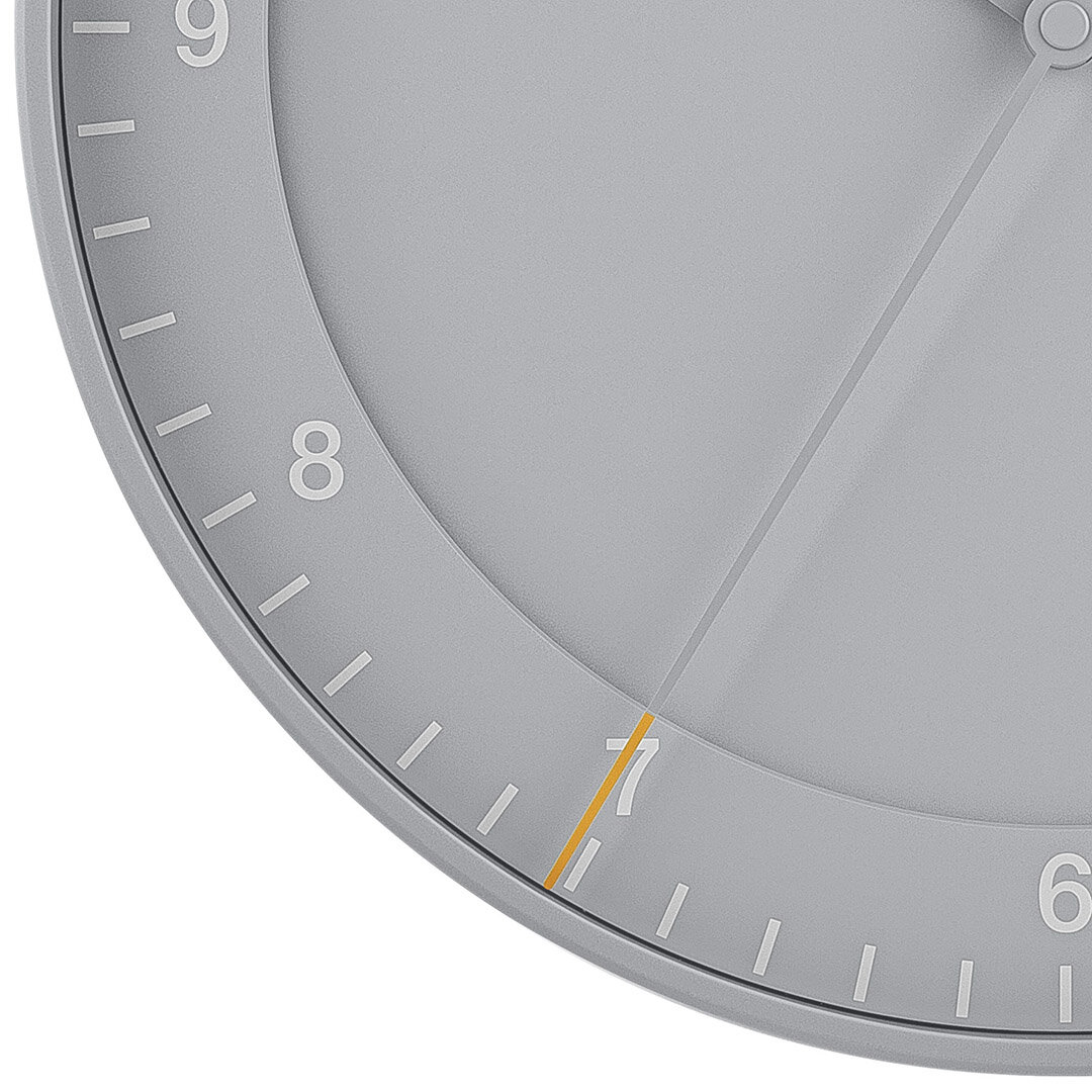BRAUN BC17G GRİ DUVAR SAATİ