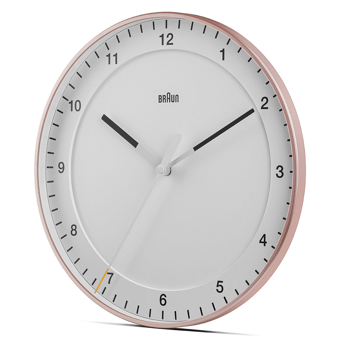 BRAUN BC17PW BEYAZ DUVAR SAATİ