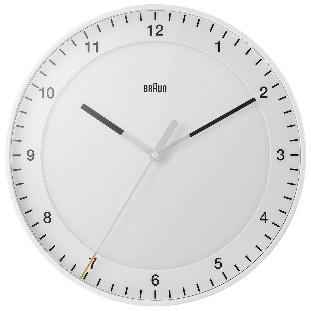 BRAUN BC17W BEYAZ DUVAR SAATİ