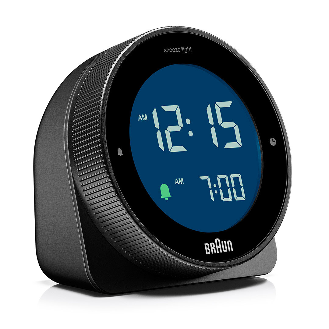 BRAUN BC24B SİYAH DOKUNMATİK EKRANLI DİJİTAL ALARMLI MASA SAATi