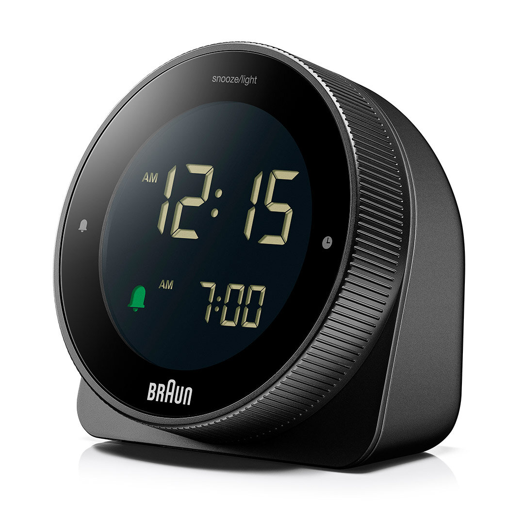 BRAUN BC24B SİYAH DOKUNMATİK EKRANLI DİJİTAL ALARMLI MASA SAATi