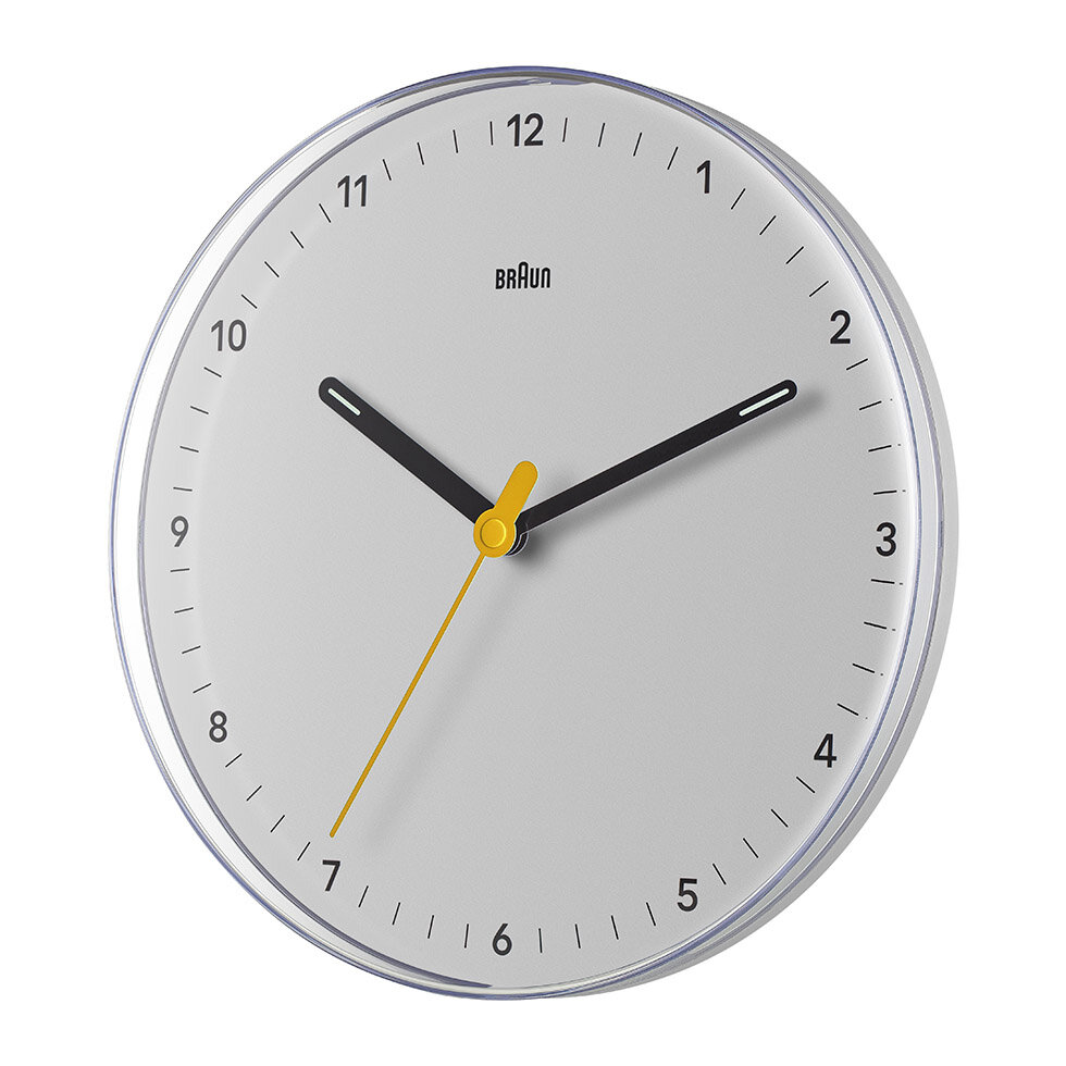 BRAUN BC26W BEYAZ ANALOG DUVAR SAATİ