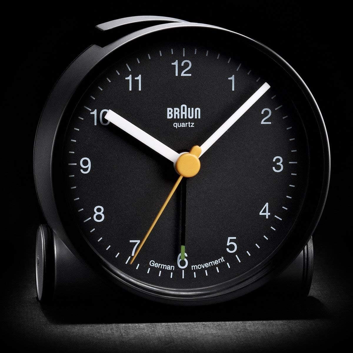 BRAUN BNC001BKBK ALARMLI MASA SAATİ SİYAH YUVARLAK