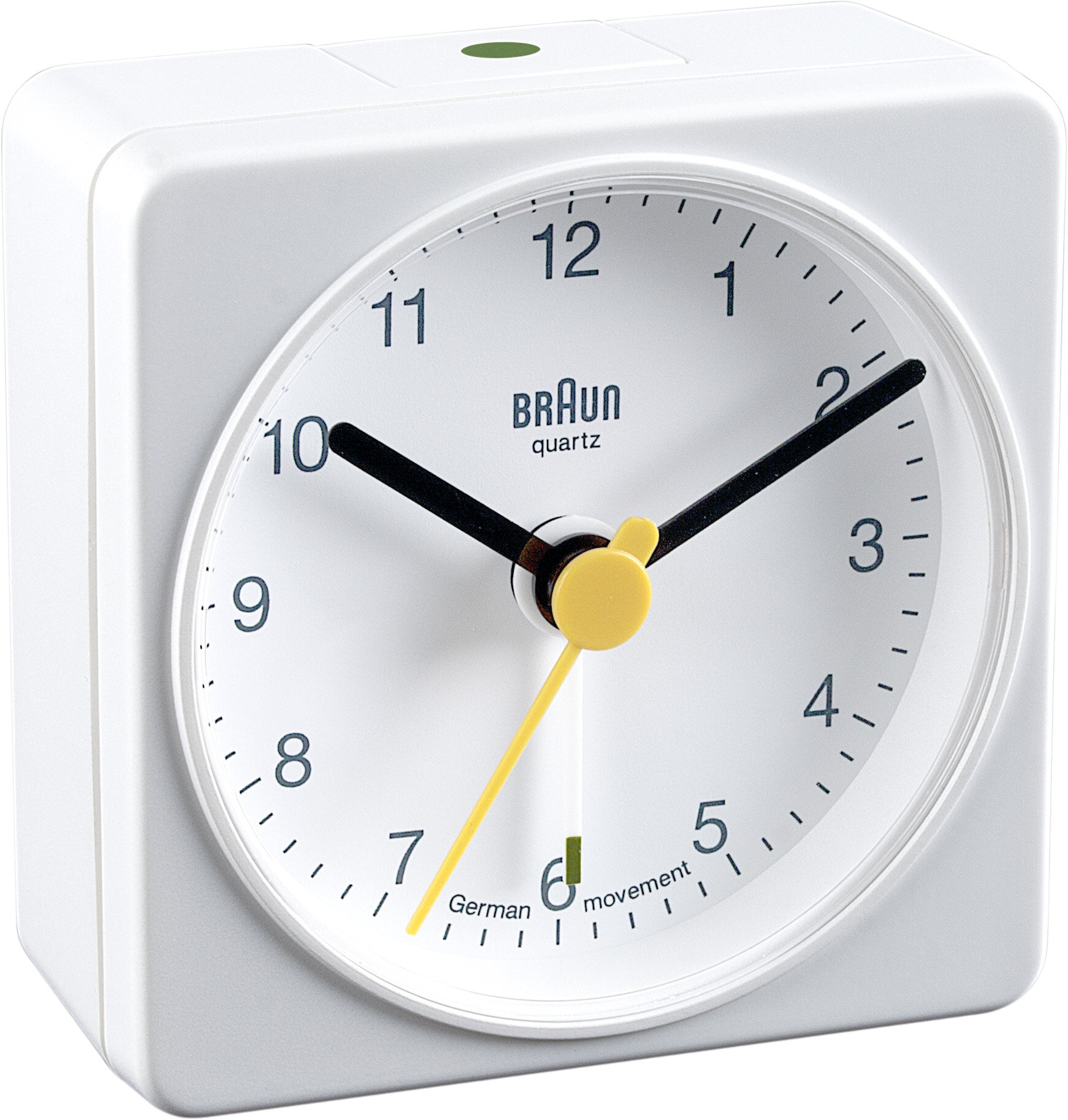 BRAUN BNC002WHWH ALARMLI MASA SAATİ BEYAZ KARE