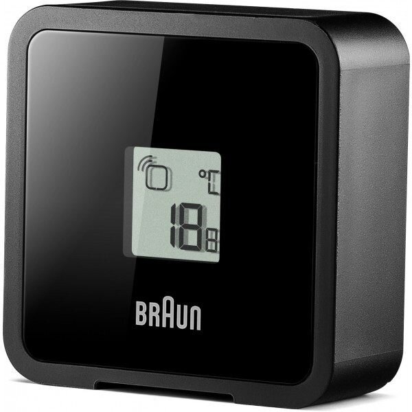 BRAUN BNC013BK-RC HAVA İSTASYONLU MASA SAATİ SİYAH