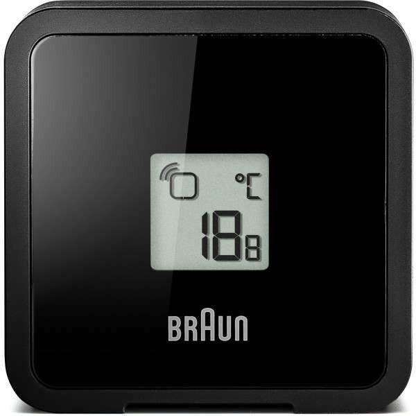 BRAUN BNC013BK-RC HAVA İSTASYONLU MASA SAATİ SİYAH
