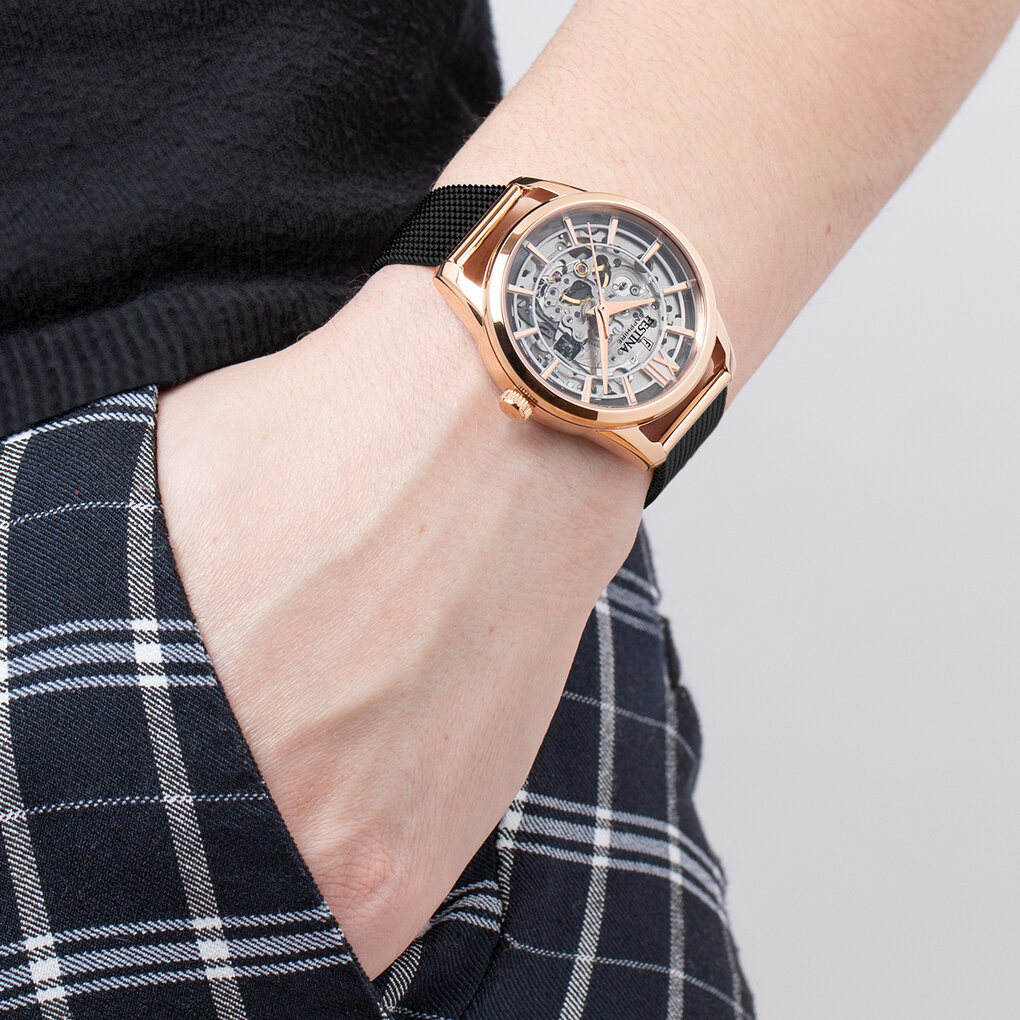 FESTINA F20628/3 AUTOMATIC SKELETON SAPPHIRE KADIN KOL SAATİ