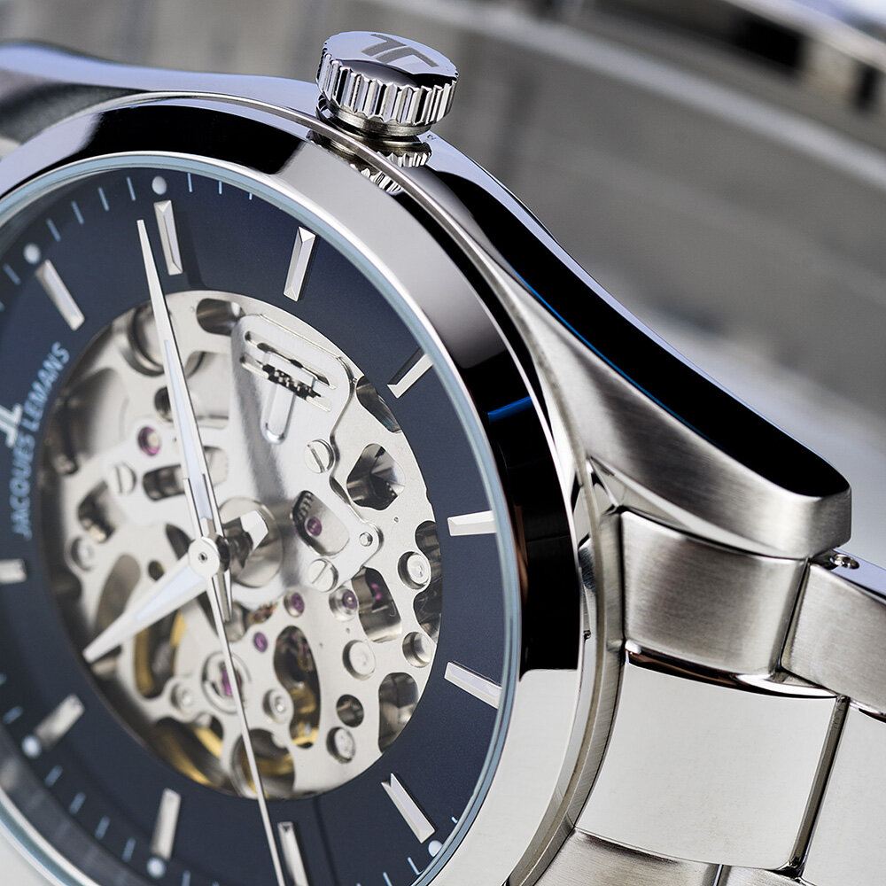 JACQUES LEMANS DERBY AUTOMATIC 1-2087H ERKEK KOL SAATİ