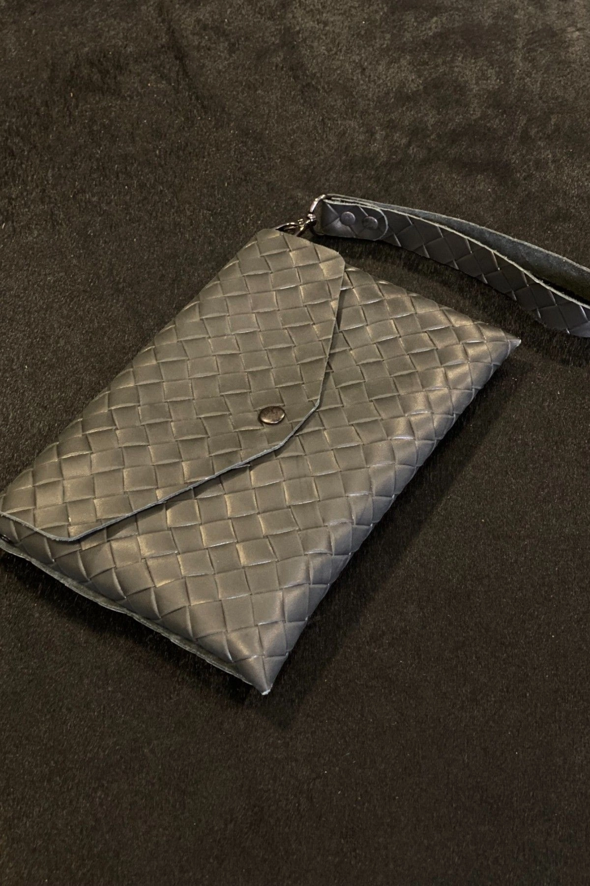 Kadın Çanta Omuz Askılı Hakiki Deri İnce Bilek Askılı Clutch Çanta