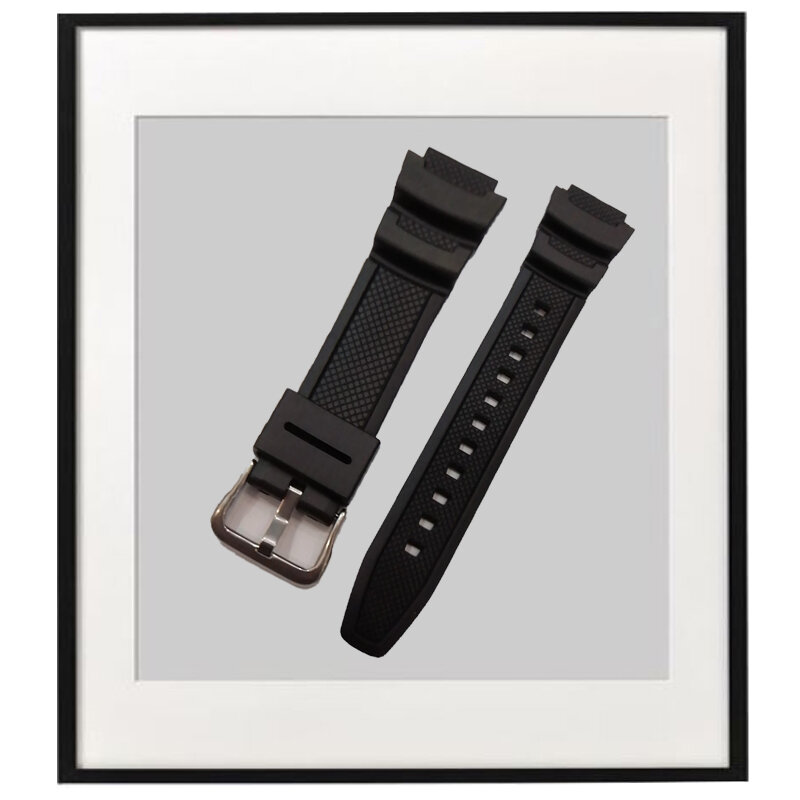 2218 / CASIO W-218-AE-1000  UYUMLU SİYAH PLASTİK KORDON