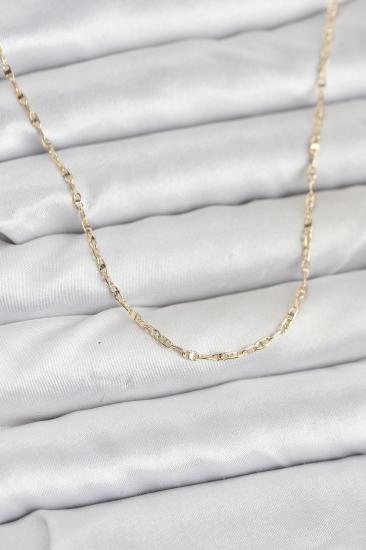 CM 14K Gold Renk Gemici Zincir Model 60 cm Kadın Kolye