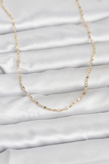 CM 14K Gold Renk Gemici Zincir Model 60 cm Kadın Kolye
