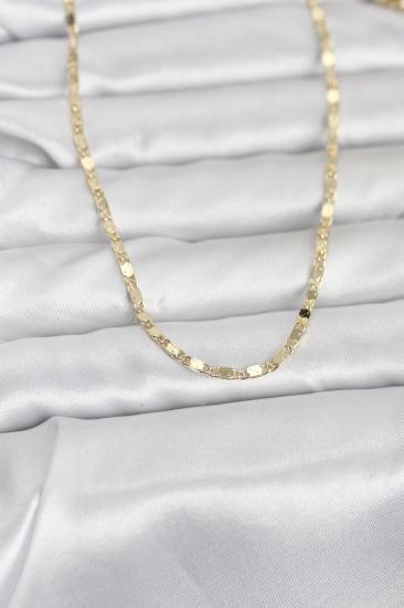 CM 14K Gold Renk Ezme Zincir 60 cm Kadın Kolye