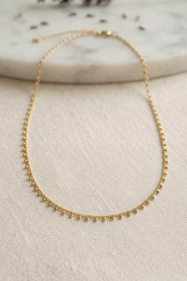 Gold Renk Topçcuk Model 60 cm Kadın Kolye