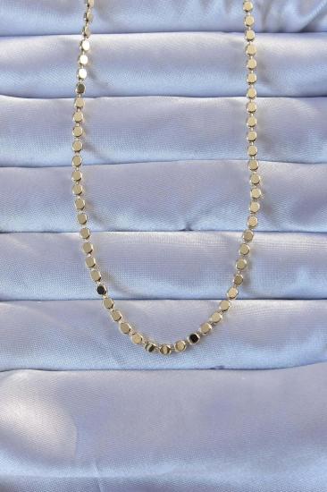 316L Çelik Gold Renk 60 cm Parçalı Ezme Kolye