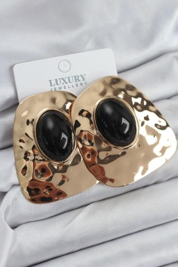 Pirinç Gold Renk Vintage Kadın Küpe