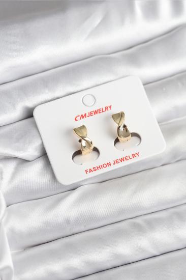 14K Gold Renk Kaplama CM Kadın Küpe
