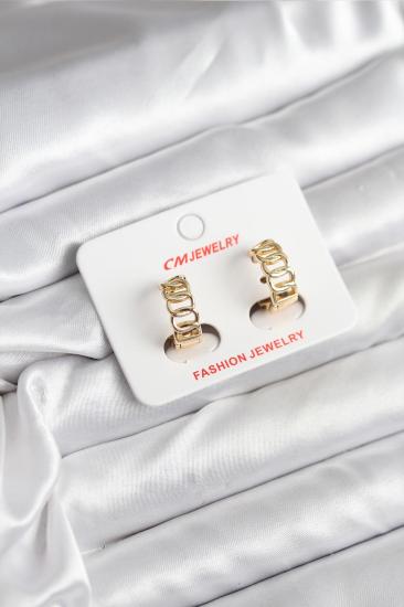 14K Gold Renk Kaplama Samanyolu Model CM Kadın Küpe