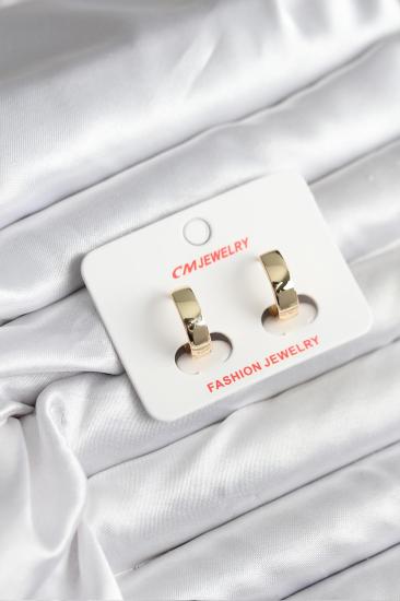 14K Gold Renk Kaplama CM Kadın Küpe