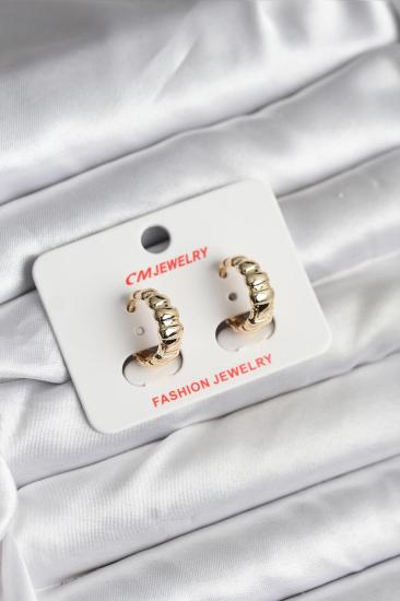 14K Gold Renk Kaplama CM Kadın Küpe
