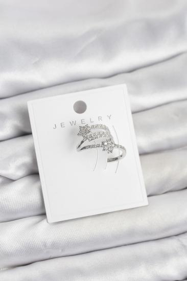 Gümüş Renk Zirkon Taşlı Yıldız Model Kıkırdak Earcuff Küpe