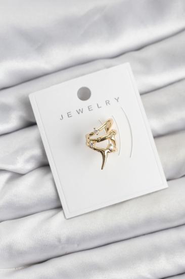 Gold Renk Pirinç Diken Model Kıkırdak Earcuff Küpe