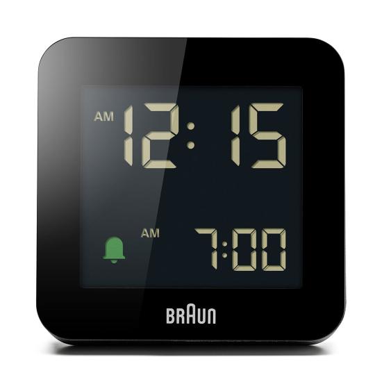 BRAUN BC09B SİYAH DİJİTAL ALARMLI MASA SAATİ