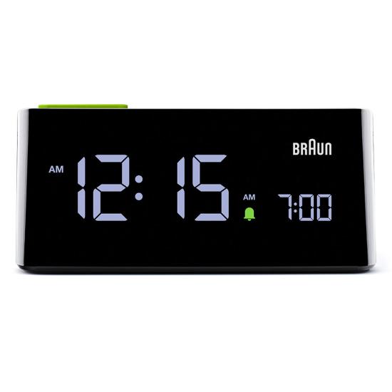 BRAUN BC16BEU SİYAH VA LCD EKRAN DİJİTAL ALARMLI MASA SAATİ