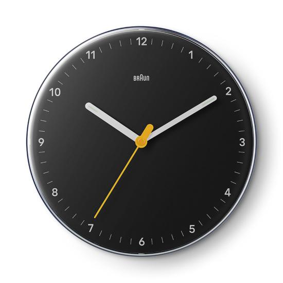BRAUN BC26B SİYAH ANALOG DUVAR SAATİ
