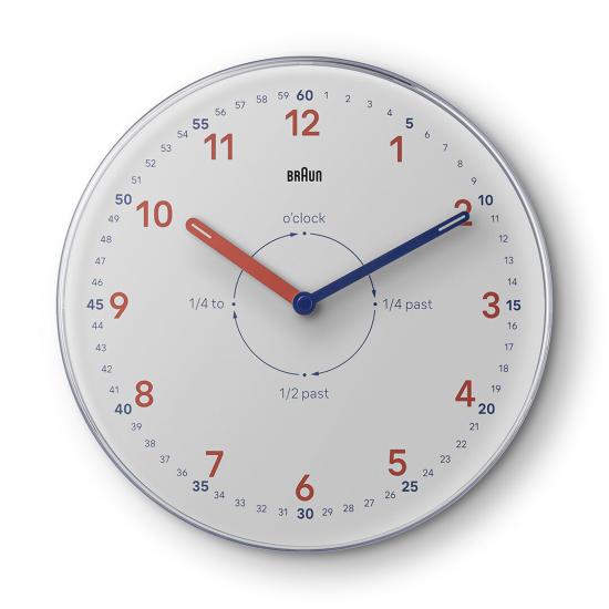 BRAUN BC26TW BEYAZ TIME TEACHERS ANALOG DUVAR SAATİ