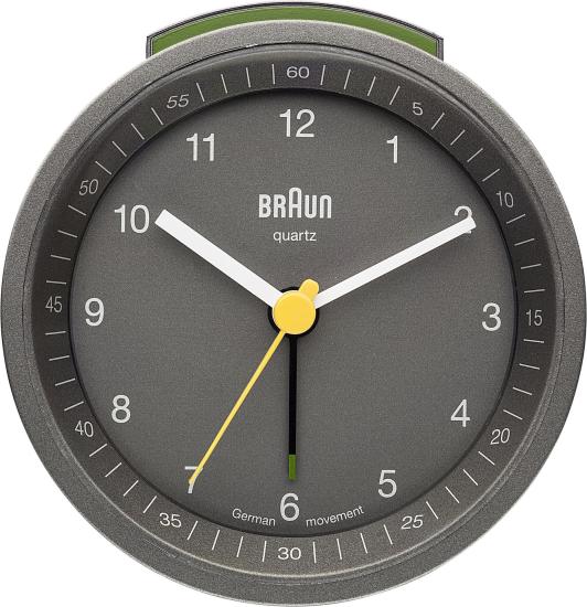 BRAUN BNC007GYGY ALARMLI MASA SAATİ IŞIKLI GRİ