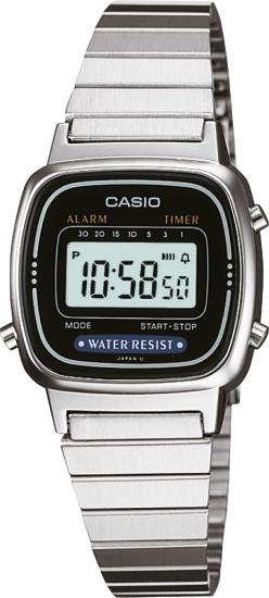 CASIO LA670WA-1DF RETRO KADIN KOL SAATİ