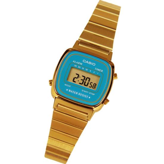 CASIO LA670WGA-2DF RETRO KADIN KOL SAATİ