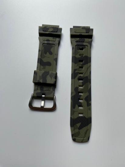 CK-2723GN CASIO AE-1400 UYUMLU YEŞİL KAMUFLAJ KORDON