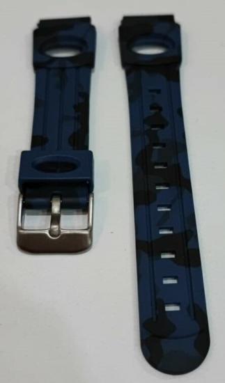CK-5547DBE KOYU MAVİ KAMUFLAJ SİLİKON KORDON